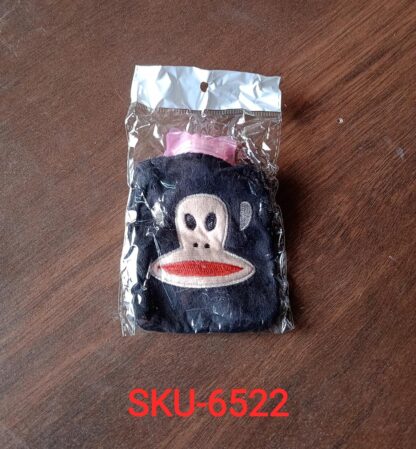 6522 Black Monkey small Hot Water Bag with Cover for Pain Relief, Neck, Shoulder Pain and Hand, Feet Warmer, Menstrual Cramps. - Image 8