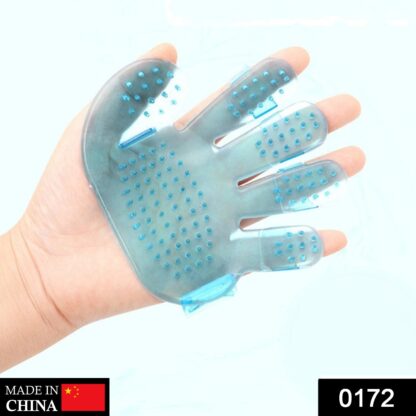 172 Rubber Pet Cleaning Massaging Grooming Glove Brush - Image 2