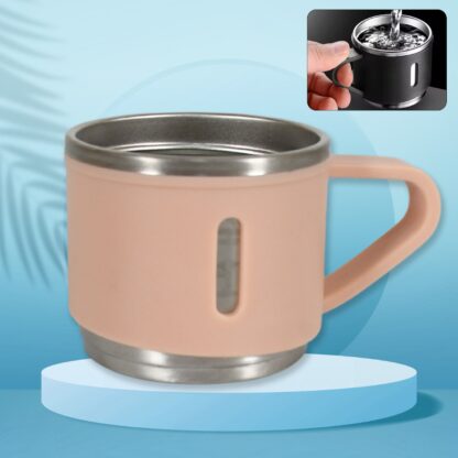 Stainless Steel Vacuum Coffee / Tea Cup, Tea Mug Hot Insulated Double Wall Stainless Steel, Coffee, and Milk Cup with Handle Easy To Carry: Coffee Cup (1 Pc / 3 pc / 6 pc) - Image 11