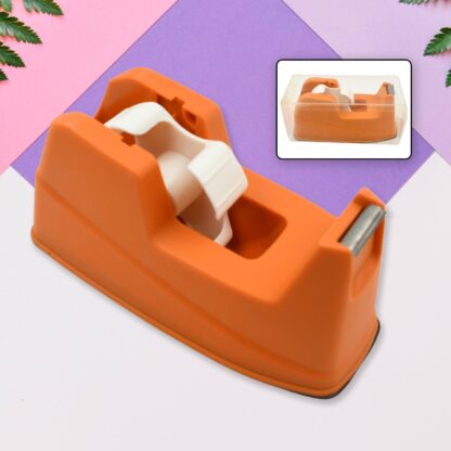 9508 Plastic Tape Dispenser Cutter for Home Office use, Tape Dispenser for Stationary, Tape Cutter Packaging Tape (1 pc / 605 Gm)