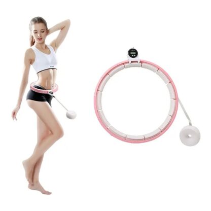 Fitness Adjustable Detachable Fitness Hula Hoop Ring Smart Round Count & Weight Loss Gym Equipment Exercise Smart Hula Hoops - Image 5