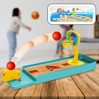 17689 Mini Table Top Finger Basketball Game for Kids - Desktop Game for Kids & Adults, Basketball Finger Bowling Game, Fun Indoor Finger Bowling Game for Boys & Girls, Family Board Game