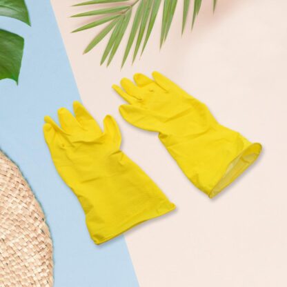 Multipurpose cleaning gloves for kitchen and bathroom use