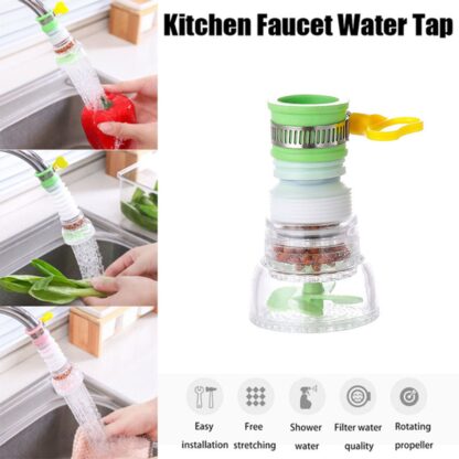 0208 360 Degree Water Saving Faucet Expandable Water Valve Splash Regulator - Image 6