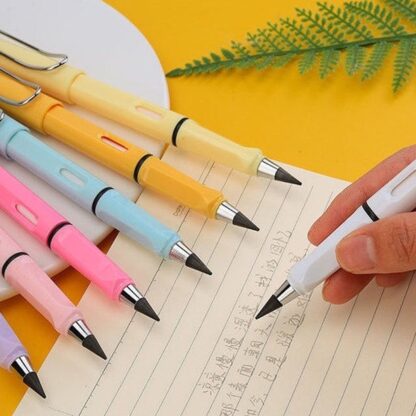 2In1 Everlasting Pencil Replaceable Head With Eraser, Inkless Pencils Eternal, Infinite Pencil, Portable Everlasting Pencil Reusable Erasable, Magic Pencils for Kids Painting Stationary - Image 11