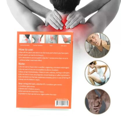 12559 Ant Pain Relief Patch - Pack of 8 Patches | Instant Relief from Muscular Pain & Joint Pain| Natural Pain Relief Patches | Powerful Pain Relief, No Side Effects - Image 3