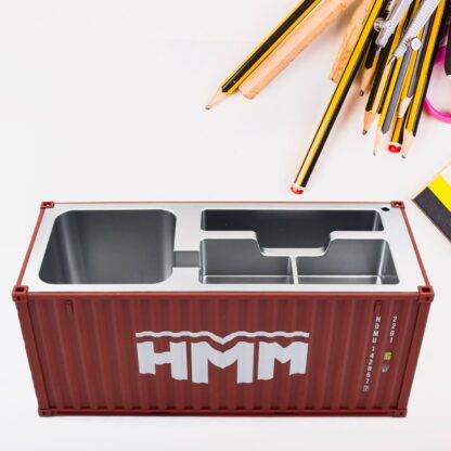 Shipping Container Pen Holder Shipping Container Model Pen Name Cardholder Simulated Container Model For Business Gift - Image 3