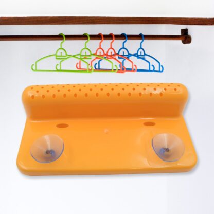 8887 MULTI FUNCTIONAL DRAINER SHELF SINK STORAGE HOLDER Sink Colander Strainer Basket (1 Pc) - Image 3