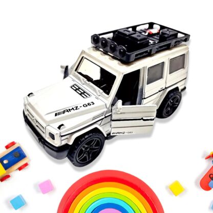 Alloy Metal Pull Back Die-cast Car, Jeep Model Car Off Road Die cast Metal Pullback Toy car with Doors Open Boys Gifts Toys for Kids Age 3+ Years (Pack of 1) - Image 5