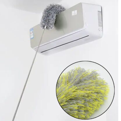 8862 Long Handle, Microfiber Duster for Cleaning, Microfiber Hand Duster Washable Microfiber Cleaning Tool Extendable Dusters for Cleaning Office, Car, Computer, Air Condition, Washable Duster (62Cm) - Image 3