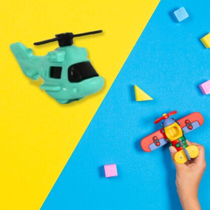 Small DIY Helicopter Toy, Small Kid's Toy, Rotating Tail  Wing DIY Helicopter - Image 5