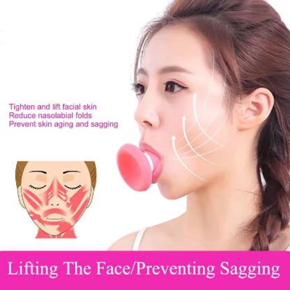 6104 Silicone Facial Jaw Exerciser Breathing Type Face Slimmer, Breathing Type Face Slimmer Face Lift Inhaling & Exhaling Tool, Look Younger and Healthier - Helps Reduce Stress and Cravings - Image 6