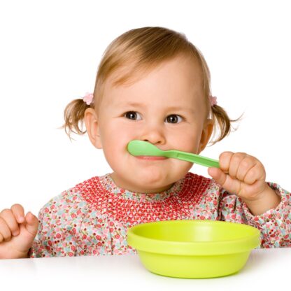 8182 Kids Cute Food Grade Foods Feeding Training Silicone Baby Spoon (set of 6 pcs) - Image 3