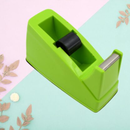 9514 Plastic Tape Dispenser Cutter for Home Office use, Tape Dispenser for Stationary, Tape Cutter Packaging Tape School Supplies (1 pc / 515 Gm) - Image 3