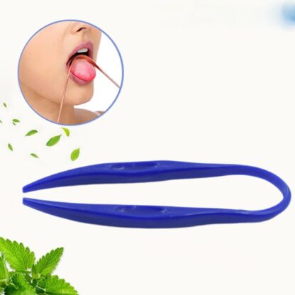 Plastic Tongue Cleaner For Kids & Adults | Tongue Scraper For Bad Breath, Maintain Oral Hygiene for Daily Use | for Fresh Breath & Bacteria Removal | Improved Taste Plastic With Handle Tongue Cleaner (1 Pc ) - Image 5