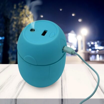 6785 Portable Lighting Mini Humidifier, USB Personal Desktop Air Humidifier for Baby Bedroom Travel Office Home with Light, Cool Mist Humidifier, Essential Oil Diffusers, Cool Mist Humidifiers (250 ML) - Image 8