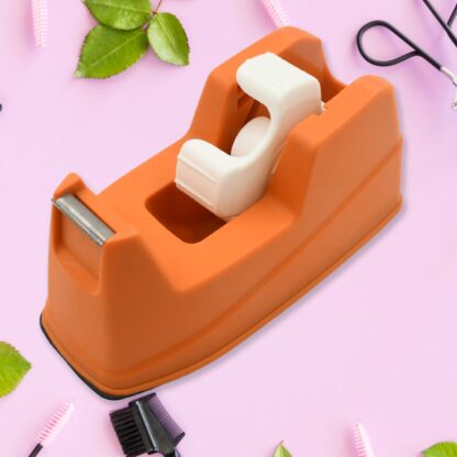 9508 Plastic Tape Dispenser Cutter for Home Office use, Tape Dispenser for Stationary, Tape Cutter Packaging Tape (1 pc / 605 Gm) - Image 3