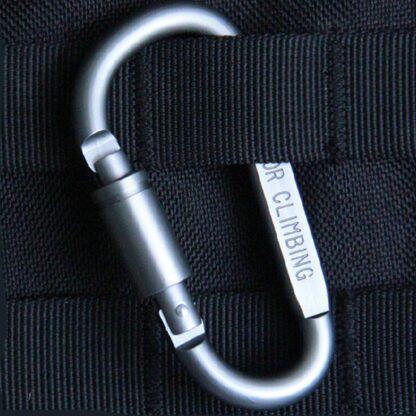 0440 Camping Equipment Aluminum Carabiner Hunting Survival Kit Lock Mountain Travel Accessories ( 1 pc ) - Image 5