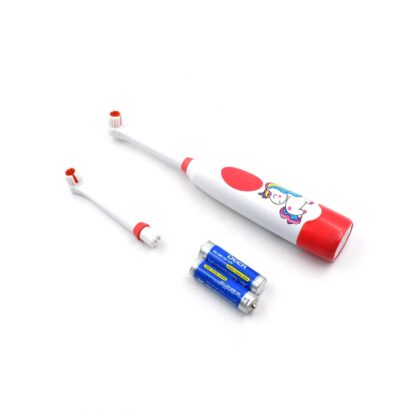 7265 Electric Toothbrush for Kids and Adults Travel Portable Toothbrush With Extra 1 Brush Heads With 2 Battery - Image 4