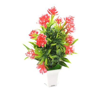 Wild Artificial Flower Plants with Cute Pot | Flower Plant for Home Office Decor | Tabletop and Desk Decoration | Artificial Flower for Balcony Indoor Decor, Plants for Living Room (1 Pc) - Image 5