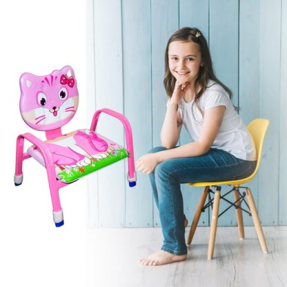 Cartoon Baby Chair Strong Steel Cushion & Comfortable Baby Chair High Quality Chair (1 Pc) - Image 3