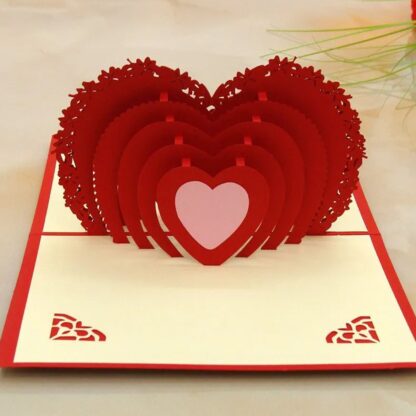 3D Paper Wish Card High Quality Paper Card All Design Card Good Wishing Card (All 3D Card Birthday, Christmas Card,  Cartoon Card, Love Heart Card) (1 Pc) - Image 9