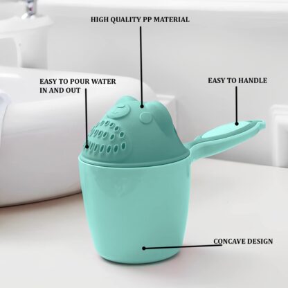 7697 Baby Shampoo Shower Cup Safe Soft Bathing Water Scorpion Baby Bath Tumbler Hair Washing Mug Rainer - Image 3