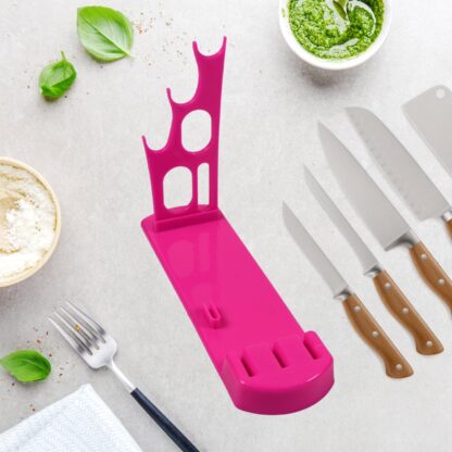 7199 Plastic Kitchen Knife Stand Best Kitchen Knife Stand Multifunction Knife Holder - Image 4