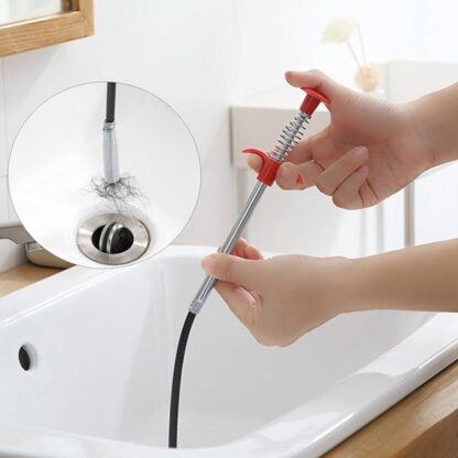 Drain block remover tool for clogged pipes