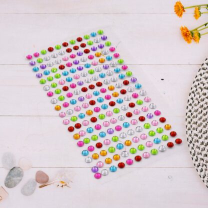 Self Adhesive Multi Size Shaped Shining Stones Crystals Stickers For Art & Craft, Mobile Phone Decoration, Jewellery Making, School Projects, Creative Work - Image 7