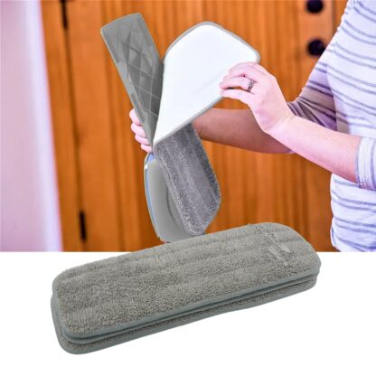 7786 Microfiber Flat Mop Refill Pad For Dry and Wet Cleaning of All Smooth Floors Pad (3 Pc Set) - Image 3