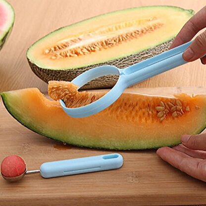 8154 2 in 1 Kitchen Tool - Soft Fruit Peeler and Baller - Avocado, Papaya, Watermelon, Honey Dew - Kitchen Gadget Tool (1 Pc)