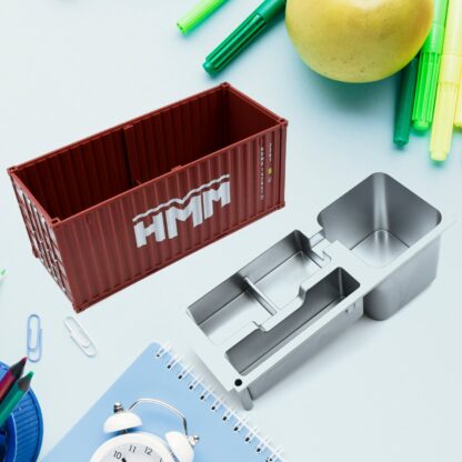 Shipping Container Pen Holder Shipping Container Model Pen Name Cardholder Simulated Container Model For Business Gift - Image 4