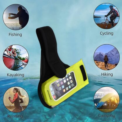 Sports Wrist Bag Running Arm Band Running Armband Phone Arm Pouch Case Cellphone Arm Band Phone Arm Case Holder Sports Phone Armbands Running Phone Holder (1 Pc) - Image 6