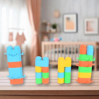 17680 Puzzle Blocks Toys Building and Construction Block Set for Children Boys and Girls (Multicolor) - Image 4