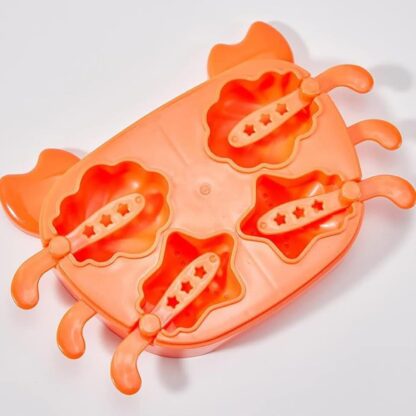 5532 Crab Ice Mold Household Ice Cream Mold Popsicle Mold Silicone Ice Cream Popsicle Children's Ice Box Popsicle Box (1 Pc) - Image 3