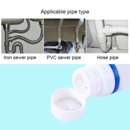 7768 POWERFUL SINK AND DRAIN CLEANER, PORTABLE POWDER CLEANING TOOL SUPER CLOG REMOVER CHEMICAL POWDER AGENT FOR KITCHEN TOILET PIPE DREDGING - Image 3