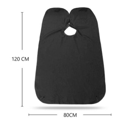 6027 Black Beard Apron Hair Clippings Catcher Grooming Bib - Image 8