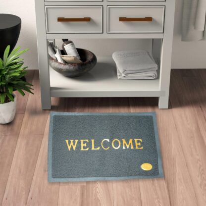 8822 Welcome Door Mat for Home Entrance Outdoor Mat Anti Slip Heavy Duty and Waterproof | Easy to Clean for Entry For Bedroom, Living Room (23x15 Inch) - Image 5