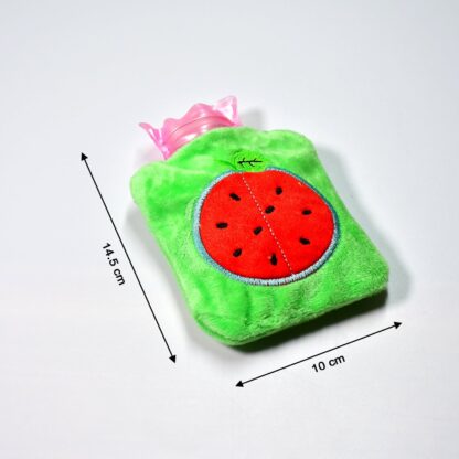 6509 Watermelon small Hot Water Bag with Cover for Pain Relief, Neck, Shoulder Pain and Hand, Feet Warmer, Menstrual Cramps. - Image 7