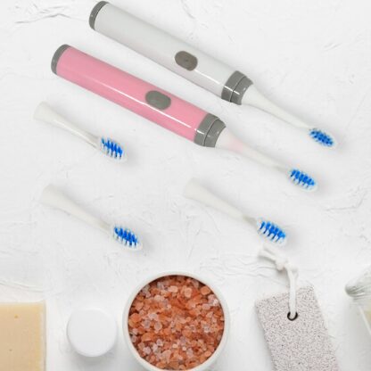 12712 Adult Waterproof Electric Toothbrush Strong Sonic Charging with 4 Toothbrush Head and a toothbrush holder - Image 5