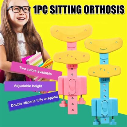 Student Sitting Posture Corrector Child Protector, Kids Sitting Posture Corrector for Reading Writing Adjustable Sitting Support Brace Eye Protection, School Gifts (1 Pc) - Image 4