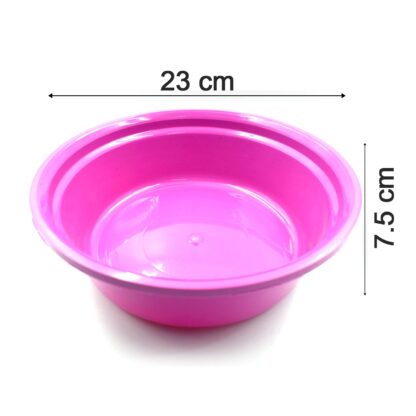 2592 Household Storage Plastic Round Bowl / Tub / Basket / Bucket set - Pack of 3 - Image 5