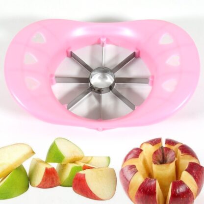 8187 Multi Purpose Fruit Slicer Apple Cutter Regular With 8 Stainless Steel Blades Apple Slicer (1 Pc) - Image 5