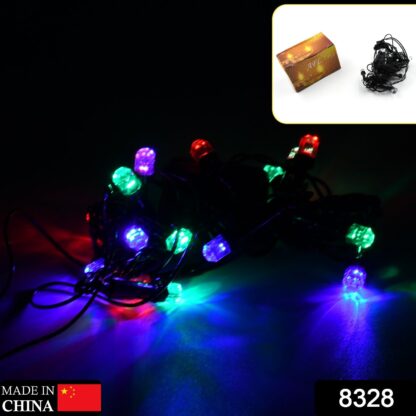 8328 3Mtr Home Decoration Diwali & Wedding LED Christmas String Light Indoor and Outdoor Light ,Festival Decoration Led String Light, Multi-Color Light 8mm (15L 3 Mtr) - Image 2