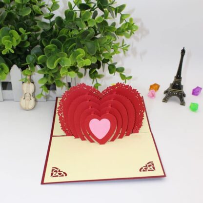 3D Paper Wish Card High Quality Paper Card All Design Card Good Wishing Card (All 3D Card Birthday, Christmas Card,  Cartoon Card, Love Heart Card) (1 Pc) - Image 5