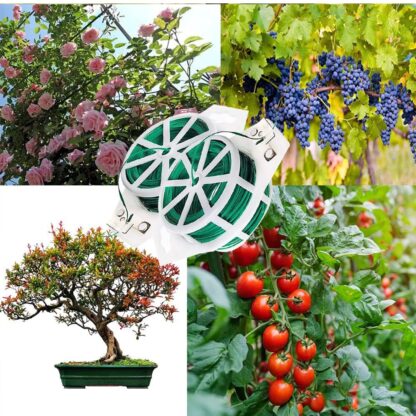 8747 Garden Wire, Sturdy Plant Ties for Support, Garden Ties with Cutter for Tomatoes Vines, Plant Wire Tie Wire for Indoor, Outdoor, Home and Office Use (50 Mtr) - Image 5