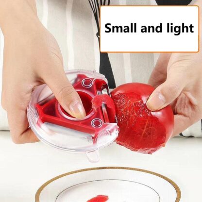 2937  3 in 1 Multi Function Three Use Rotary Hanging Round Planer Peeler and Cutter Vegetable Slicer Kitchen Tools Kitchen Gadgets - Image 5