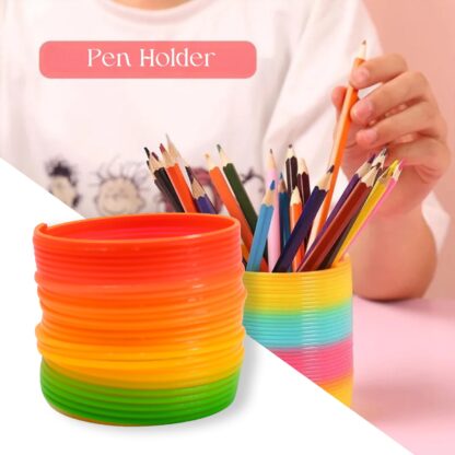 Rainbow Spring, Rainbow Spring Toys, Slinky, Slinky Spring Toy, Toy for Kids, for Kids Adults of All Age Group, for Birthdays, Compact and Portable Easy to Carry (1 Pc) - Image 6