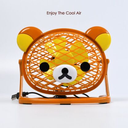 7714  TEDDY BEAR PORTABLE FAN ADJUSTABLE USB FAN SUITABLE FOR HOME , OFFICE , CAR, & MULTI USE FAN - Image 5